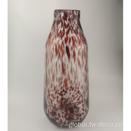 Leopard Vase Leopard Glass Vase for modern home decoration Supplier